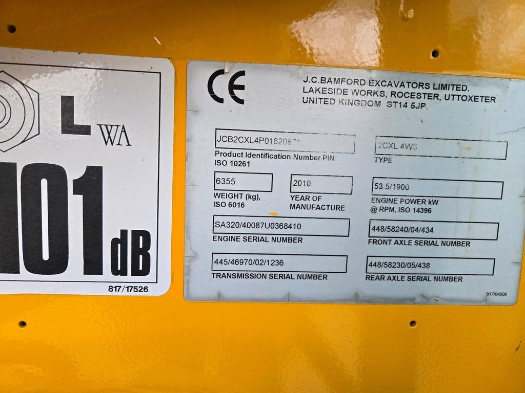 Wheel loader JCB 2CX: picture 8
