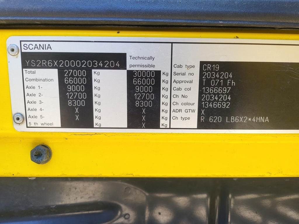 Leasing of Scania R620 6X2*4 Scania R620 6X2*4: picture 19 Leasing of Scania R620 6X2*4 Scania R620 6X2*4: picture 19