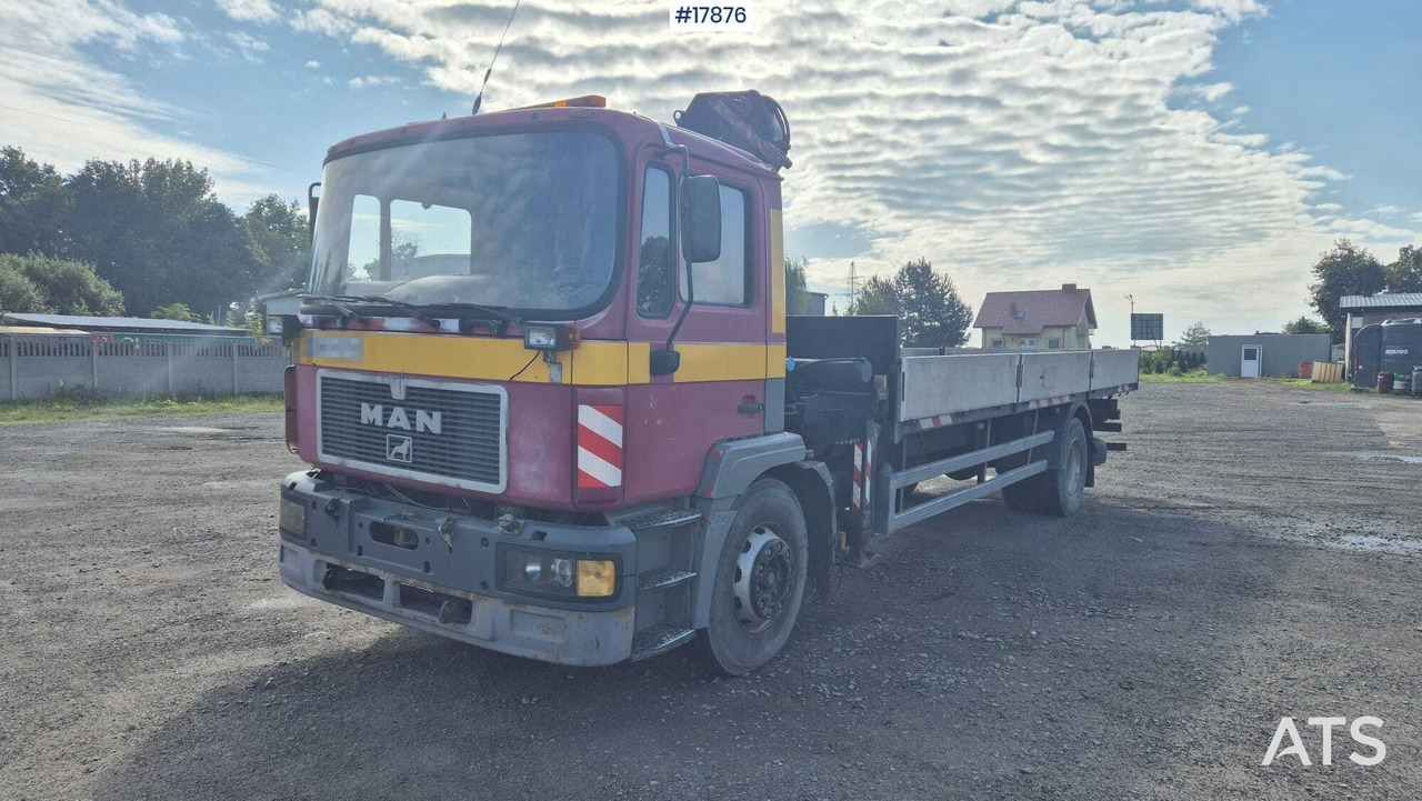 1997 MAN 18.224 - Dropside/ Flatbed truck, Crane truck: picture 1 1997 MAN 18.224 - Dropside/ Flatbed truck, Crane truck: picture 1