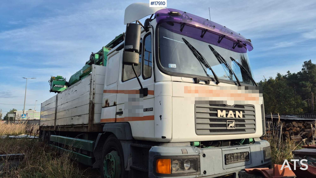 2000 MAN 18.284 - Dropside/ Flatbed truck, Crane truck: picture 3 2000 MAN 18.284 - Dropside/ Flatbed truck, Crane truck: picture 3