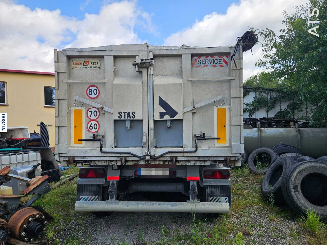 2004 STAS S3 - Tipper semi-trailer: picture 4 2004 STAS S3 - Tipper semi-trailer: picture 4