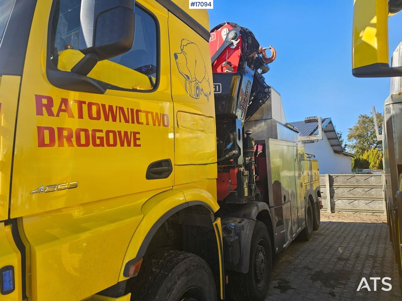 Tow truck Specjalistyczny pojazd ratunkowy Mercedes Benz Arocs 4853 8x8 (2021): picture 9