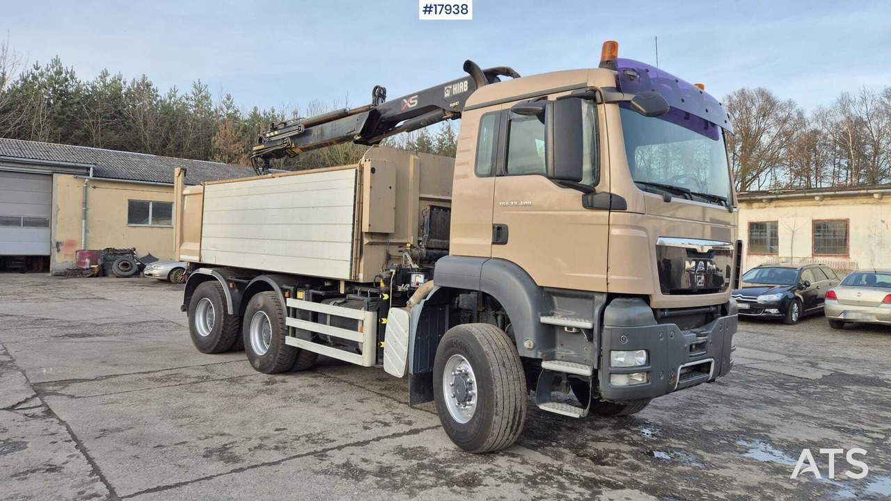 Tipper MAN TGS 33.400 6x4 HDS HIAB 144 DS-2 DUO (2009) - Tipper, Crane truck: picture 5 Tipper MAN TGS 33.400 6x4 HDS HIAB 144 DS-2 DUO (2009) - Tipper, Crane truck: picture 5