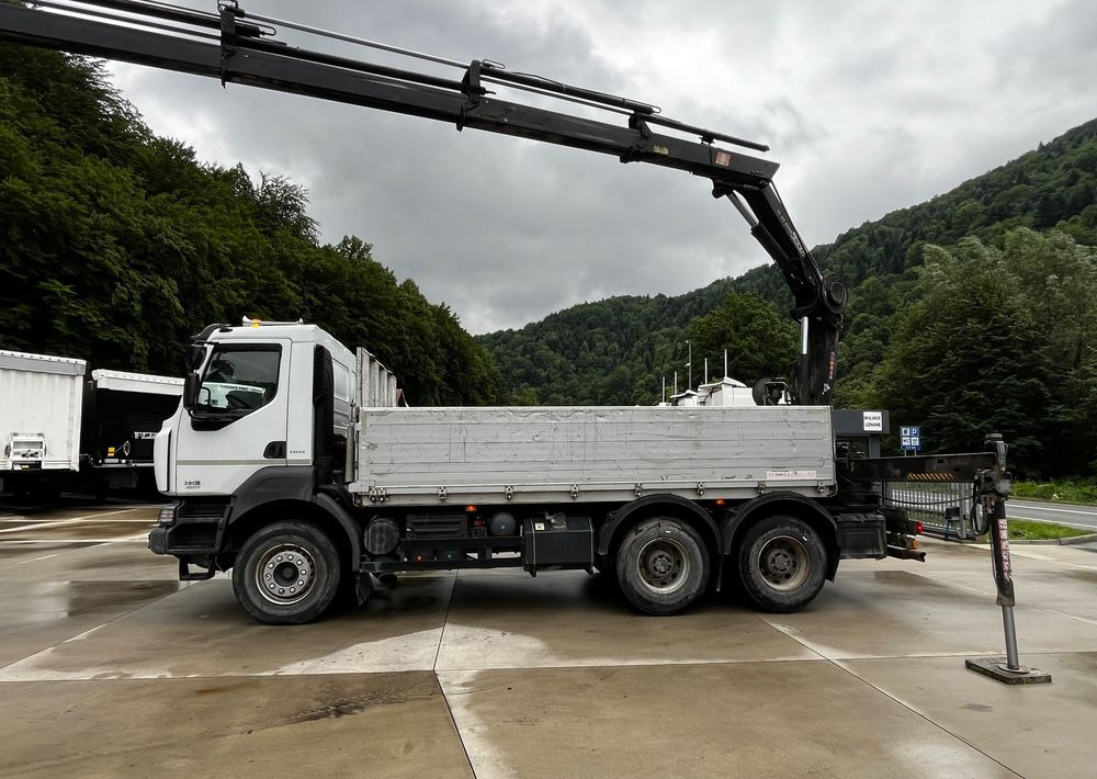Dropside/ Flatbed truck, Crane truck Renault Kerax 380 EEV // Skrzynia Burtowa // HIAB XS166 Hipro + Radio // Zwolnice //  //: picture 17