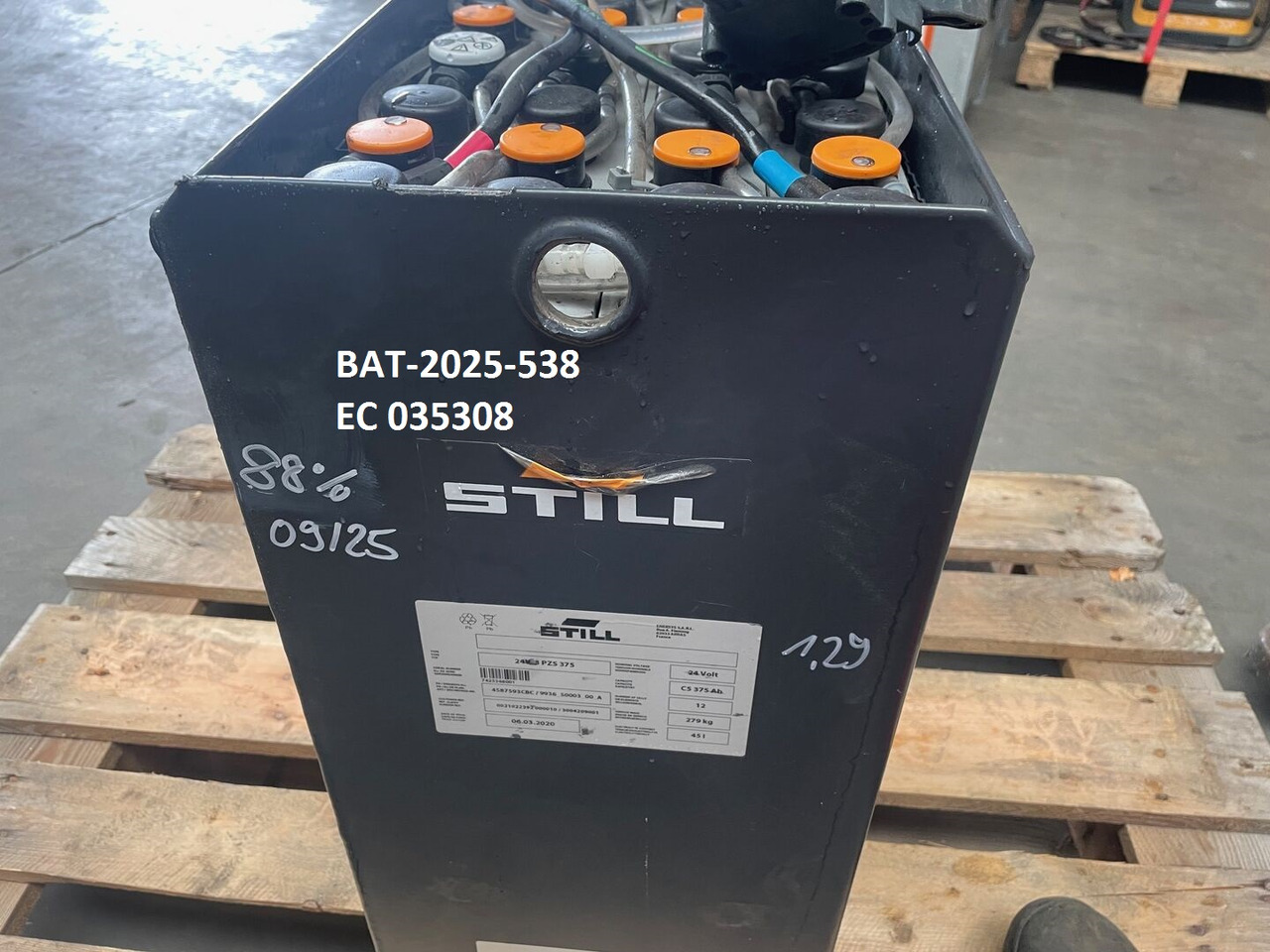 Hawker 24 Volt I 3 PZS 375 - Battery for Material handling equipment: picture 5 Hawker 24 Volt I 3 PZS 375 - Battery for Material handling equipment: picture 5