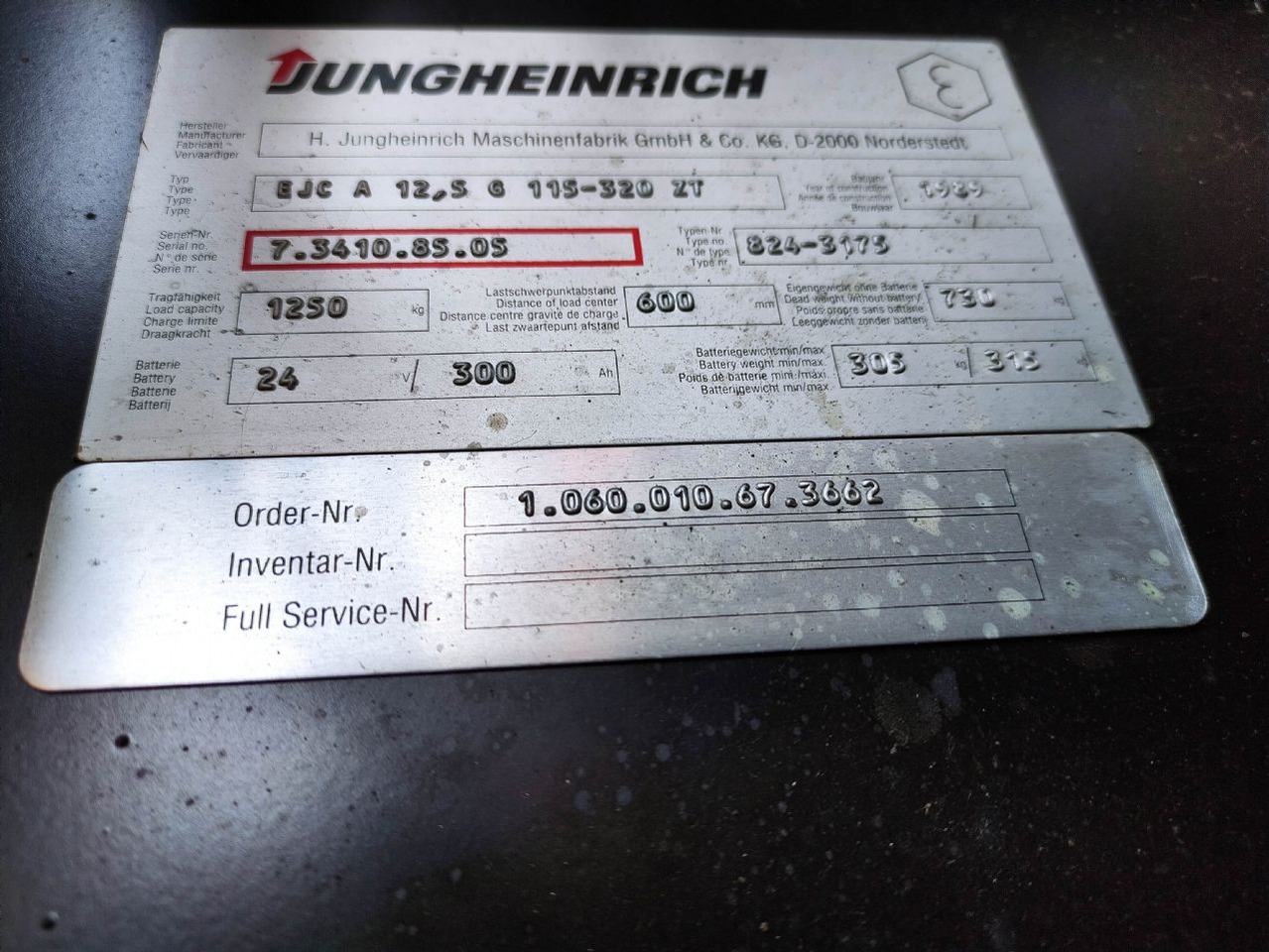 Jungheinrich EJC A12.5 G - Stacker: picture 5 Jungheinrich EJC A12.5 G - Stacker: picture 5