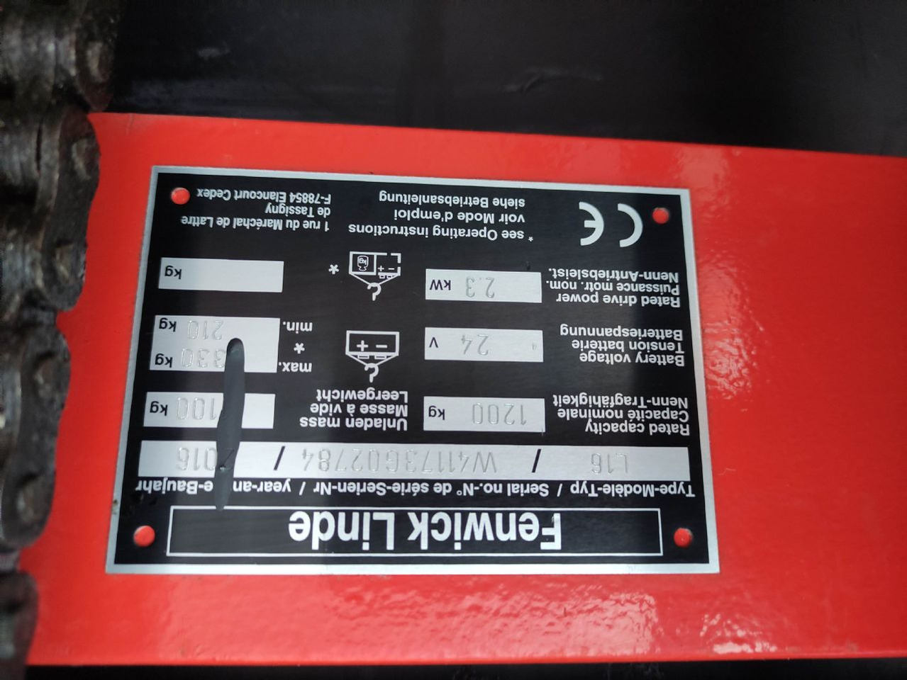 Linde L16-1173 (LACK NEU) - Stacker: picture 5 Linde L16-1173 (LACK NEU) - Stacker: picture 5