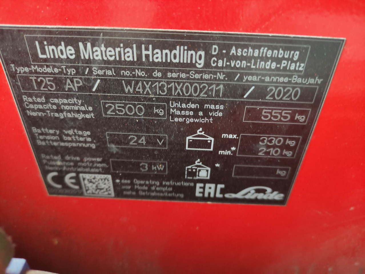 Linde T25 AP (LACK NEU) - Pallet truck: picture 5 Linde T25 AP (LACK NEU) - Pallet truck: picture 5