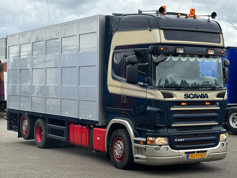 Scania R420 6x2 Topline / 3 Stock Animal Transport / Retarder / Euro 5 - Livestock truck: picture 2 Scania R420 6x2 Topline / 3 Stock Animal Transport / Retarder / Euro 5 - Livestock truck: picture 2