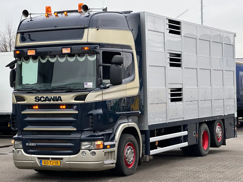 Scania R420 6x2 Topline / 3 Stock Animal Transport / Retarder / Euro 5 - Livestock truck: picture 1 Scania R420 6x2 Topline / 3 Stock Animal Transport / Retarder / Euro 5 - Livestock truck: picture 1