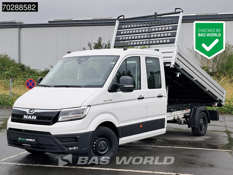 MAN TGE 3.180 Neu! Dreiseitenkipper Automatik 2025 Facelift 180PS AHK LED Klima Tempomat Navi ACC Euro6 Kieper 3m3 A/C Towbar - Tipper van: picture 1 MAN TGE 3.180 Neu! Dreiseitenkipper Automatik 2025 Facelift 180PS AHK LED Klima Tempomat Navi ACC Euro6 Kieper 3m3 A/C Towbar - Tipper van: picture 1