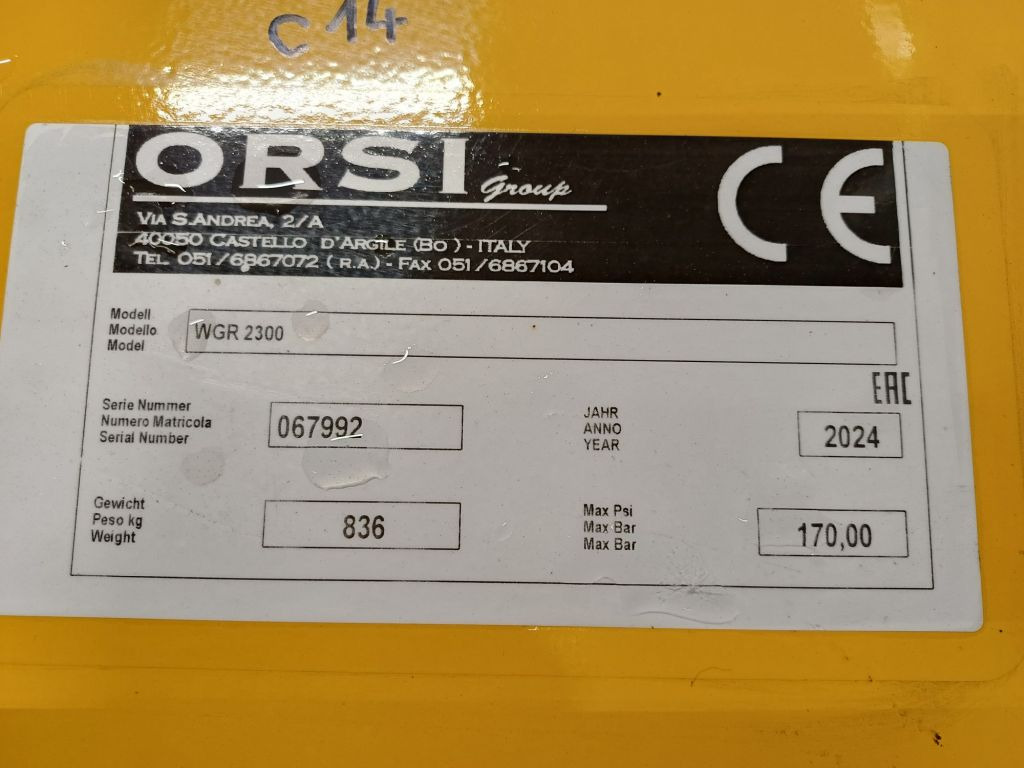 Flail mower/ Mulcher ORSI WGR 2300 (20841): picture 7