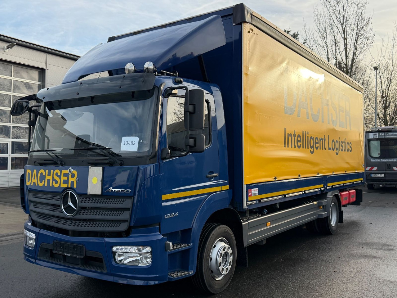 Mercedes-Benz Atego 1224 Edscha, Plane, Lbw, Ahk, Klima, Autom - Curtainsider truck: picture 2 Mercedes-Benz Atego 1224 Edscha, Plane, Lbw, Ahk, Klima, Autom - Curtainsider truck: picture 2