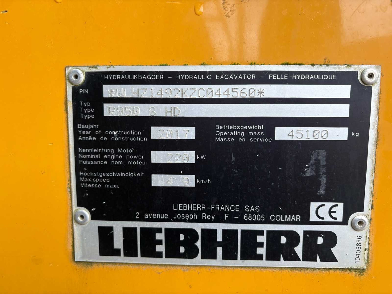 Liebherr 950SME crawler excavator - Crawler excavator: picture 5 Liebherr 950SME crawler excavator - Crawler excavator: picture 5