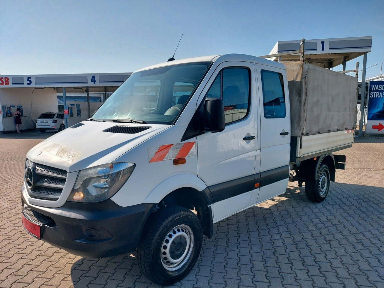 Mercedes-Benz Sprinter II Pritsche DoKa 316 4X4 6Sitze Klima - Curtain side van, Combi van: picture 3 Mercedes-Benz Sprinter II Pritsche DoKa 316 4X4 6Sitze Klima - Curtain side van, Combi van: picture 3