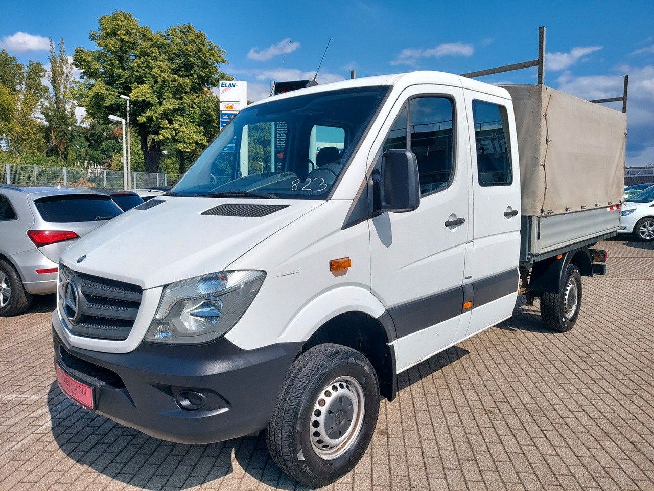 Mercedes-Benz Sprinter II Pritsche/DoKa 316 CDI 4X4 KLIMA - Curtain side van, Combi van: picture 4 Mercedes-Benz Sprinter II Pritsche/DoKa 316 CDI 4X4 KLIMA - Curtain side van, Combi van: picture 4