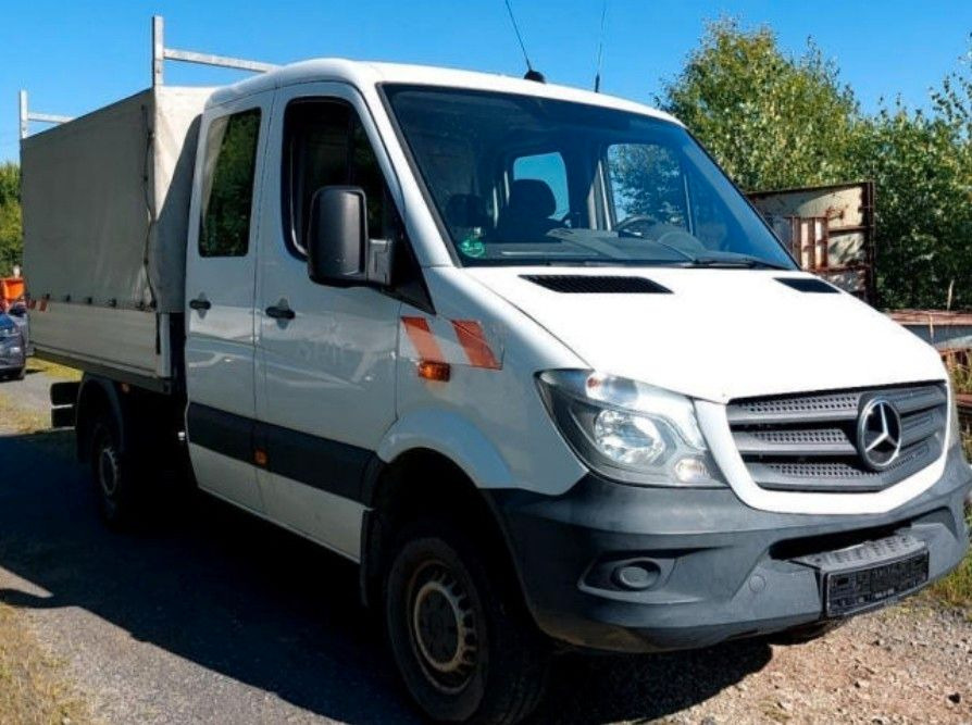 Mercedes-Benz Sprinter II Pritsche DoKa 316 CDI 4X4 Klima - Curtain side van, Combi van: picture 1 Mercedes-Benz Sprinter II Pritsche DoKa 316 CDI 4X4 Klima - Curtain side van, Combi van: picture 1