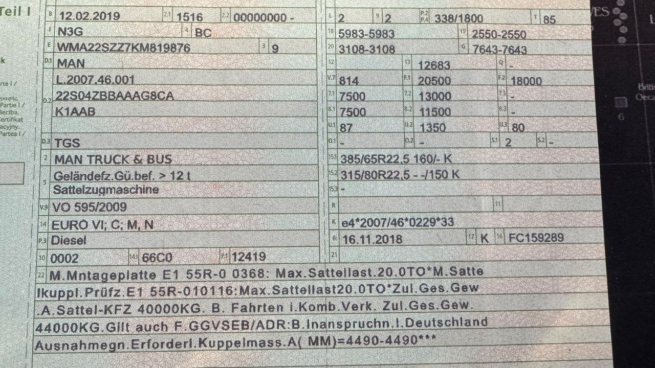 Tractor unit MAN TGS 18.460 Allrad Hydrodrive 4x4 Kipphydraulik: picture 21