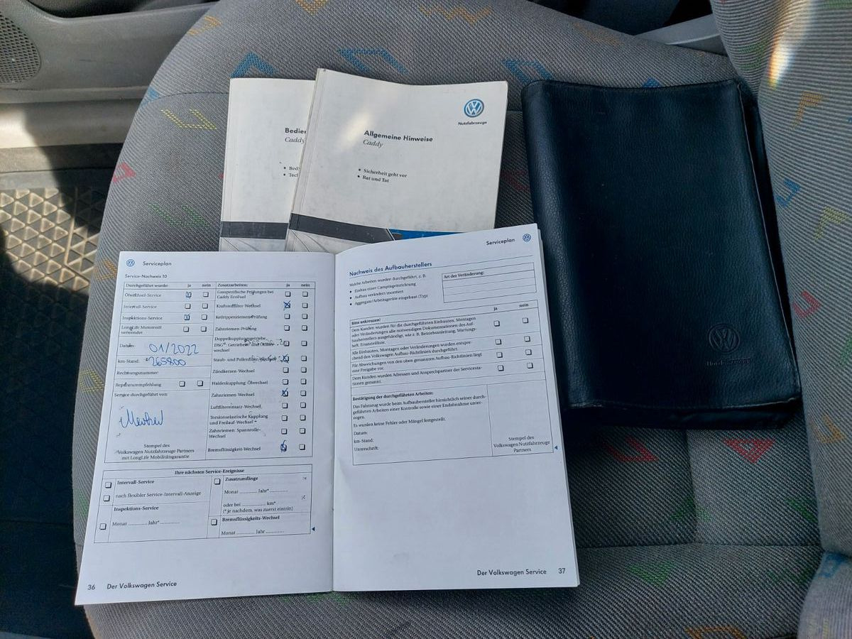 Passenger van Volkswagen Caddy Kasten Kombi 1.9 TDi: picture 25 Passenger van Volkswagen Caddy Kasten Kombi 1.9 TDi: picture 25