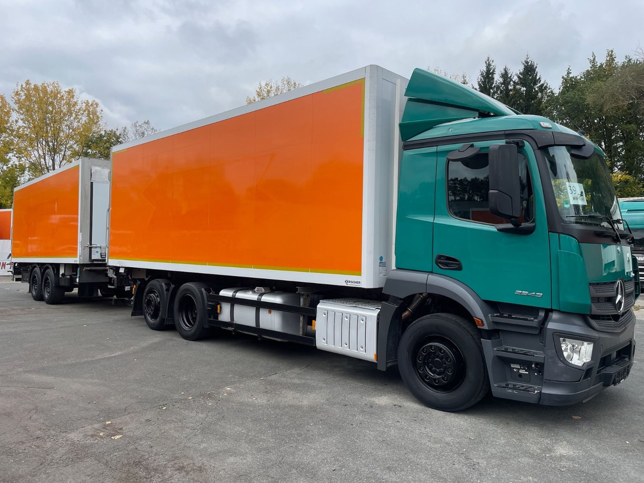 Mercedes-Benz Antos 2543 6x2 Kühlkoffer/CARRIER/NLA/LBW/AC/EU6 - Refrigerator truck: picture 1 Mercedes-Benz Antos 2543 6x2 Kühlkoffer/CARRIER/NLA/LBW/AC/EU6 - Refrigerator truck: picture 1