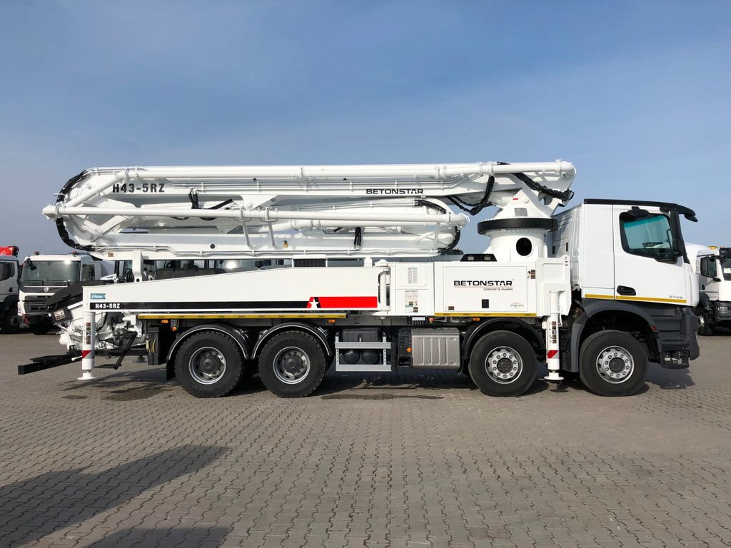 Mercedes-Benz AROCS 3743 BETONSTAR H43.16-5RZ - Concrete pump truck: picture 3 Mercedes-Benz AROCS 3743 BETONSTAR H43.16-5RZ - Concrete pump truck: picture 3
