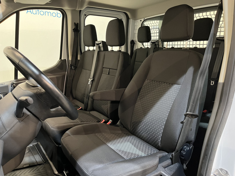 Interior photo 1: Flatbed van, Combi van Ford Transit 2.0 TDCI L3H1 130 PK DC Dubbel Cabine Trend Open Laadbak / Euro 6 / Airco / Cruise Control / Trekhaak / CarPlay / 23.600 KM !! / BPM VRIJ !!