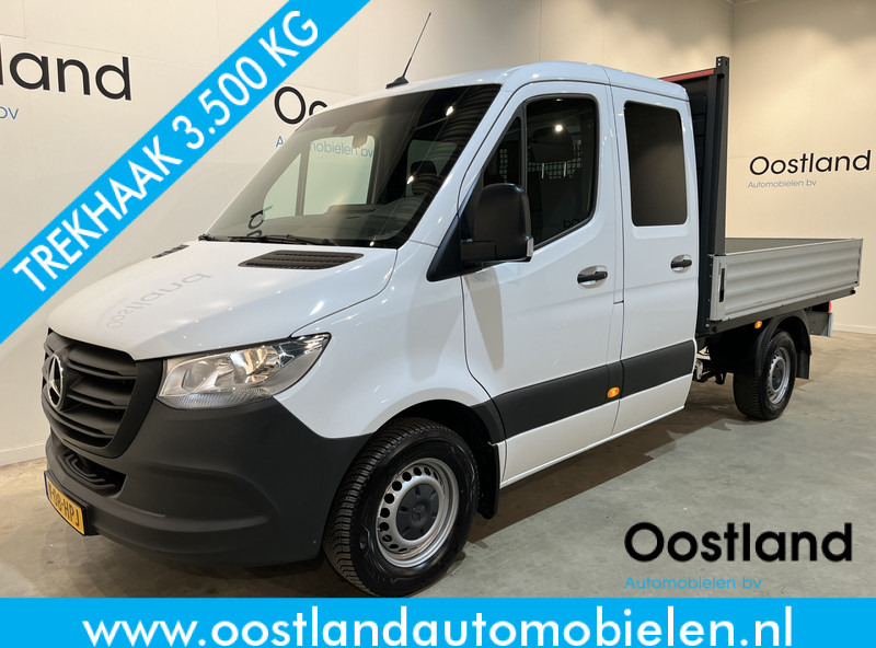 Mercedes-Benz Sprinter 315 CDI L2 RWD DC Dubbel Cabine Open Laadbak / Euro 6 / Trekhaak 3500 KG / Airco / 10.900 KM !! / BPM VRIJ !! - Flatbed van, Combi van: picture 1 Mercedes-Benz Sprinter 315 CDI L2 RWD DC Dubbel Cabine Open Laadbak / Euro 6 / Trekhaak 3500 KG / Airco / 10.900 KM !! / BPM VRIJ !! - Flatbed van, Combi van: picture 1
