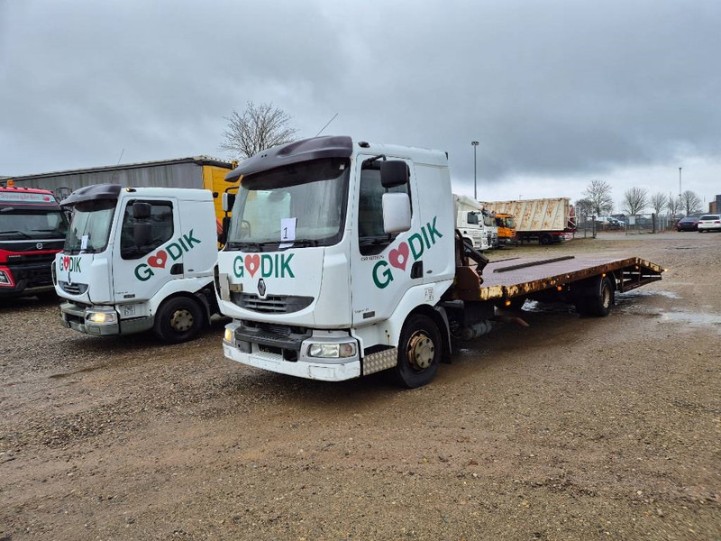 Renault 220 Machine/auto Transport and crane(2 stk) - Autotransporter truck: picture 2 Renault 220 Machine/auto Transport and crane(2 stk) - Autotransporter truck: picture 2