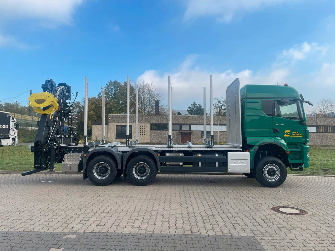 Timber truck, Crane truck MAN TGS 33.520 6X6  Euro6e  Loglift 165 Z Retarder: picture 7