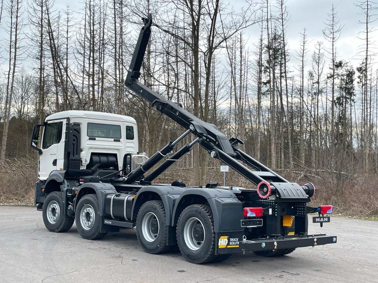 MAN TGS 35.470 8x4 Euro6e Hiab MultLift Abrollkipper - Hook lift truck, Crane truck: picture 4 MAN TGS 35.470 8x4 Euro6e Hiab MultLift Abrollkipper - Hook lift truck, Crane truck: picture 4
