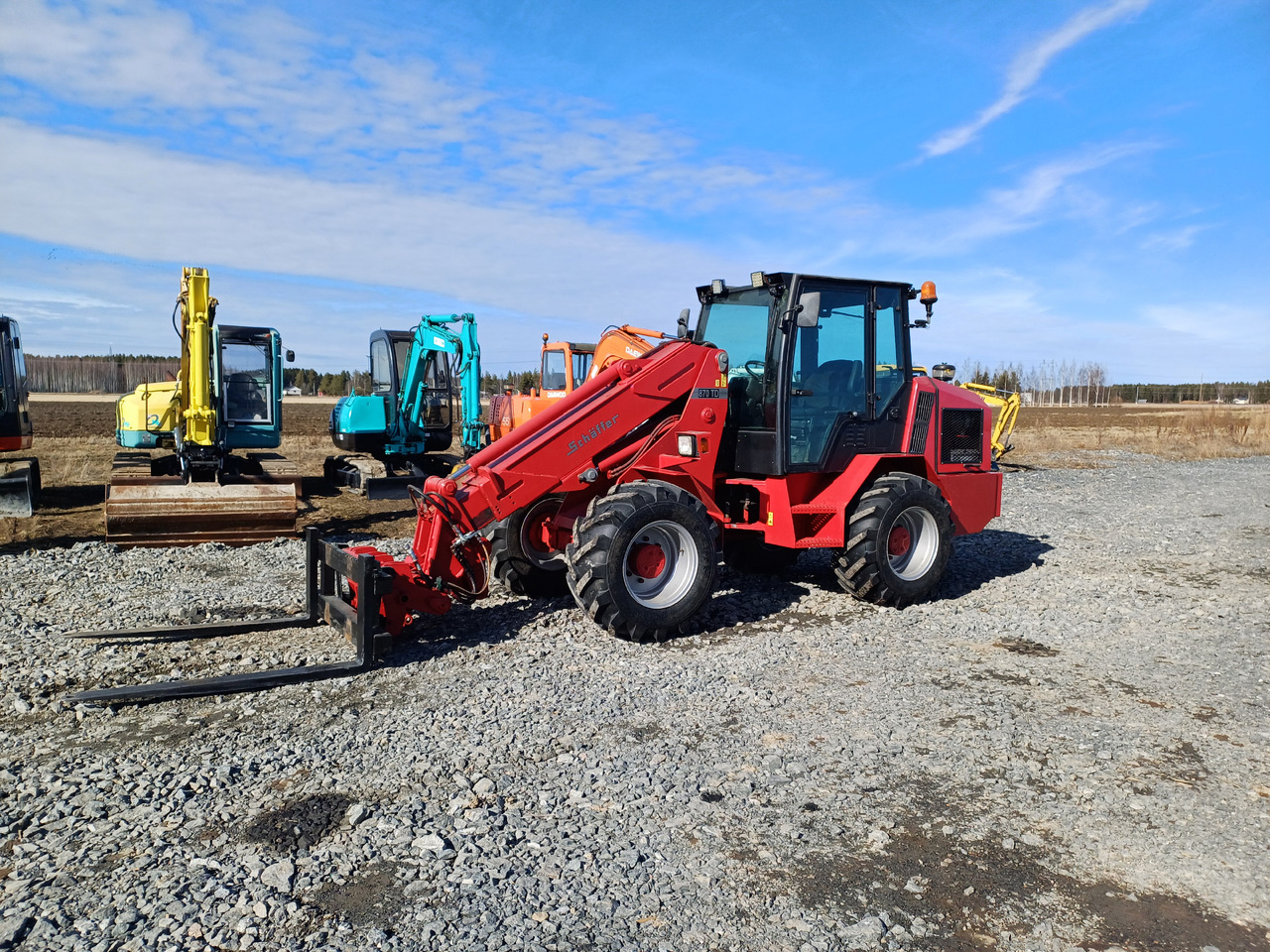 Schäffer 870TD Teleskooppi puomilla - Wheel loader: picture 1 Schäffer 870TD Teleskooppi puomilla - Wheel loader: picture 1