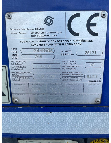Volvo FMX K-series 42 L - Stationary concrete pump: picture 4 Volvo FMX K-series 42 L - Stationary concrete pump: picture 4