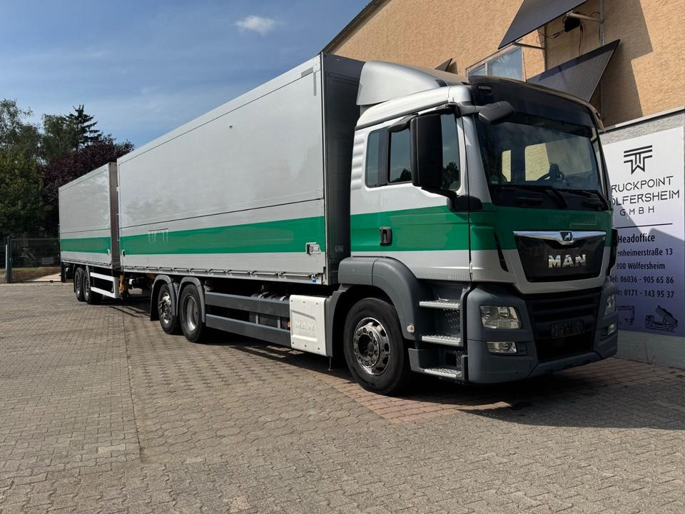 MAN TGS 26.460 2xAHK/2xLBW/Lenk-Lift/kpl.Zug - Box truck: picture 1 MAN TGS 26.460 2xAHK/2xLBW/Lenk-Lift/kpl.Zug - Box truck: picture 1