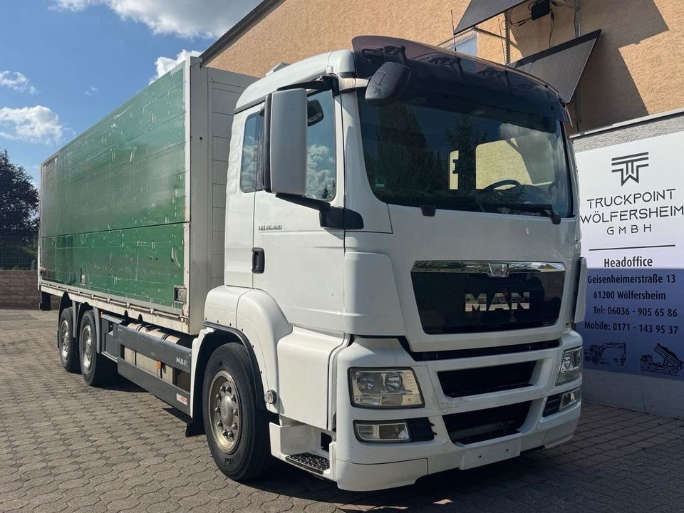 MAN TGS 26.480/Lenk-Lift/Kamera/AHK/Staplerhalterung - Box truck: picture 1 MAN TGS 26.480/Lenk-Lift/Kamera/AHK/Staplerhalterung - Box truck: picture 1