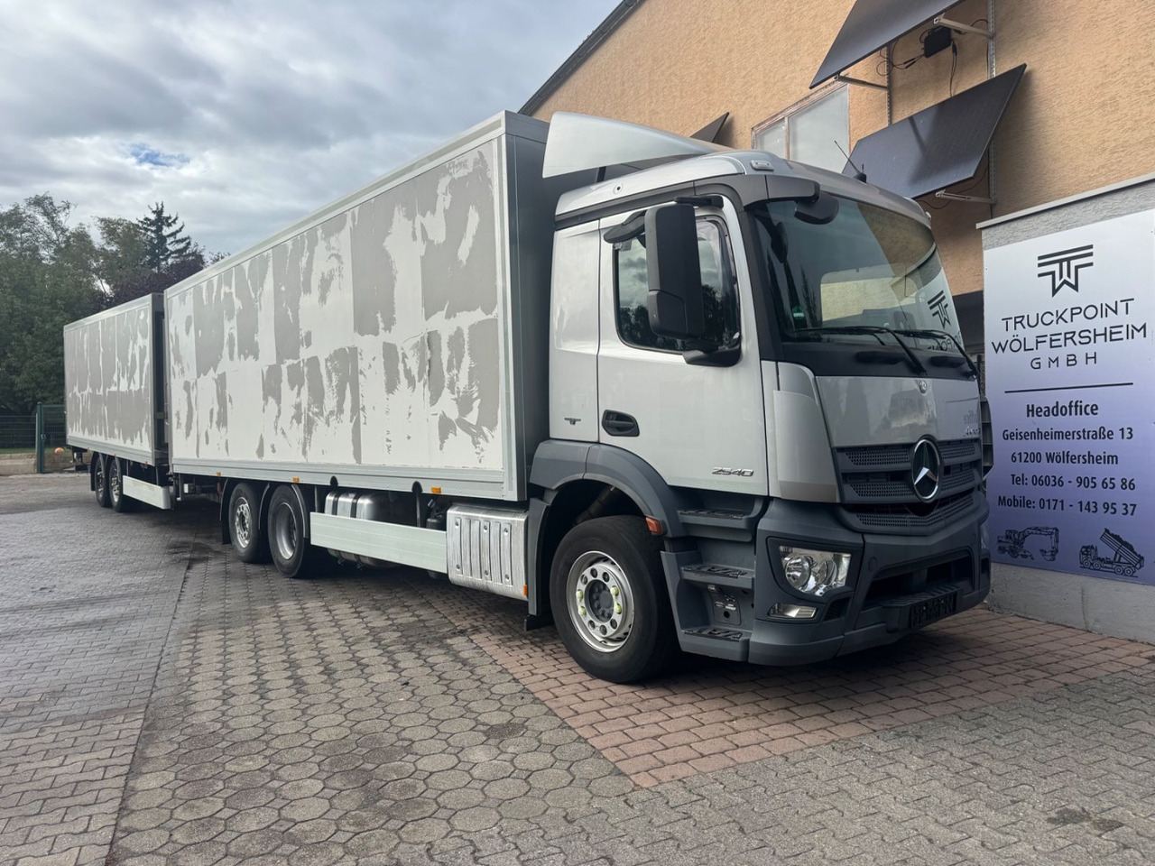 Mercedes-Benz Antos 2540/2xLBW/Kühlung-Defekt/5instock - Refrigerator truck: picture 1 Mercedes-Benz Antos 2540/2xLBW/Kühlung-Defekt/5instock - Refrigerator truck: picture 1