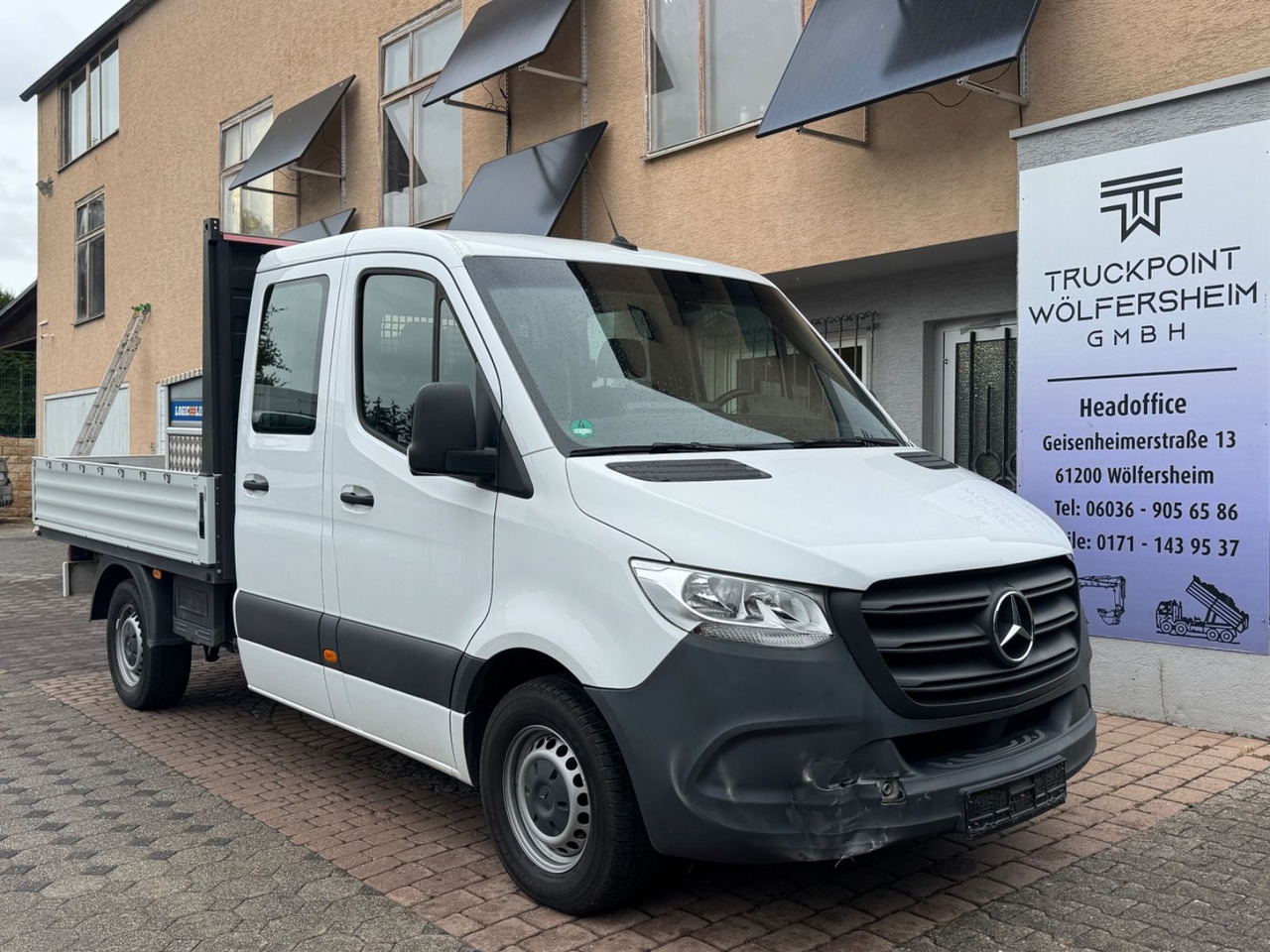Mercedes-Benz Sprinter 315 CDI/Doka/Sitzheiz. - Flatbed van: picture 1 Mercedes-Benz Sprinter 315 CDI/Doka/Sitzheiz. - Flatbed van: picture 1