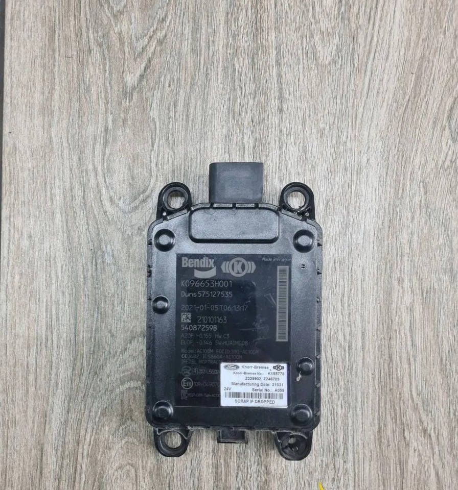 KNORR-BREMSE K096653H001 575127535 210101163 54087259C K155778 Z228902 Z246709 - Sensor: picture 1 KNORR-BREMSE K096653H001 575127535 210101163 54087259C K155778 Z228902 Z246709 - Sensor: picture 1
