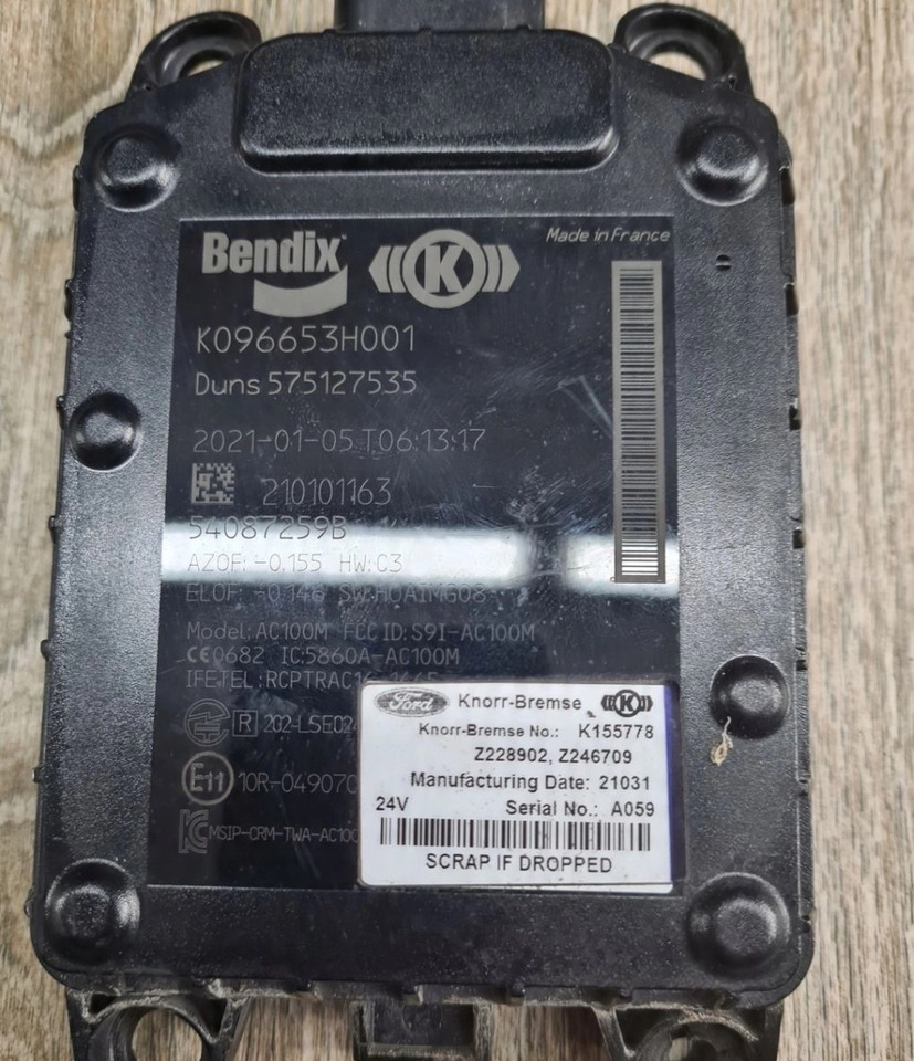 KNORR-BREMSE K096653H001 575127535 210101163 54087259C K155778 Z228902 Z246709 - Sensor: picture 2 KNORR-BREMSE K096653H001 575127535 210101163 54087259C K155778 Z228902 Z246709 - Sensor: picture 2