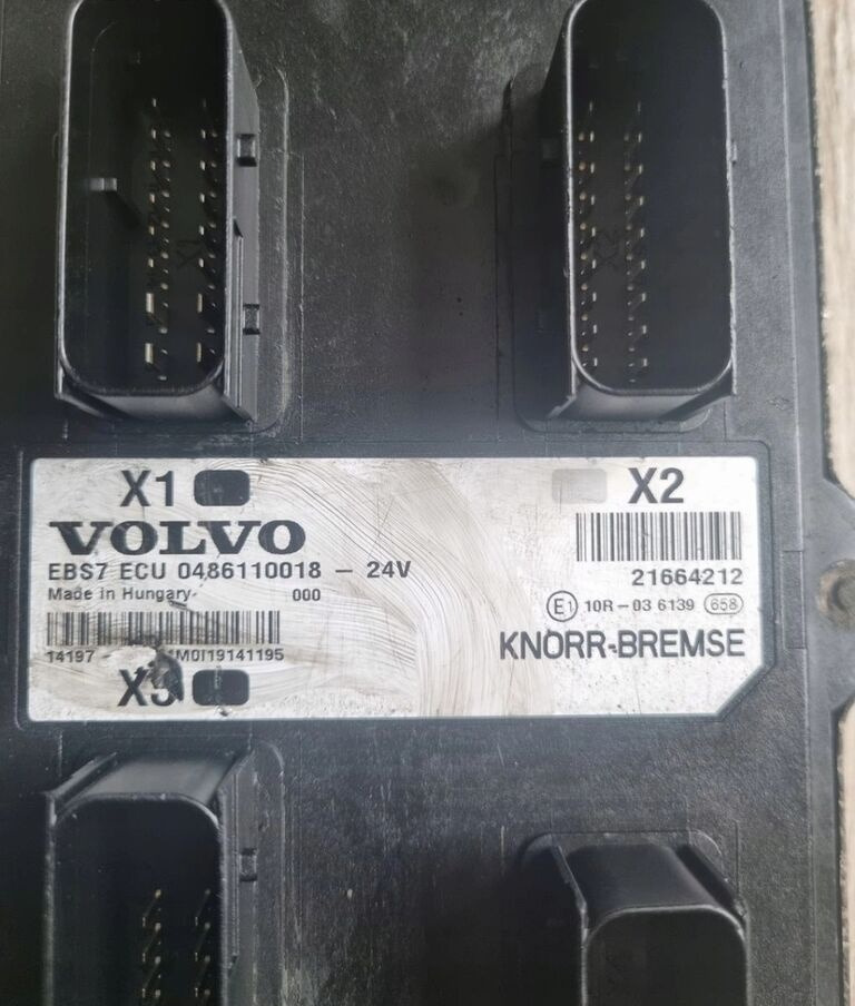 KNORR-BREMSE STEROWNIK MODUŁ EBS 7 ECU VOLVO FH 4 FM 4 21664212 - Electrical system for Truck: picture 3 KNORR-BREMSE STEROWNIK MODUŁ EBS 7 ECU VOLVO FH 4 FM 4 21664212 - Electrical system for Truck: picture 3