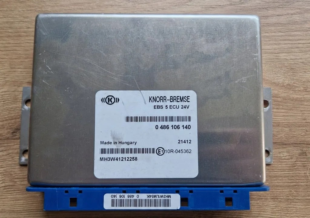 STEROWNIK KASETA EBS KNORR-BREMSE 0486106140 MH3W41212258 - ECU: picture 1 STEROWNIK KASETA EBS KNORR-BREMSE 0486106140 MH3W41212258 - ECU: picture 1