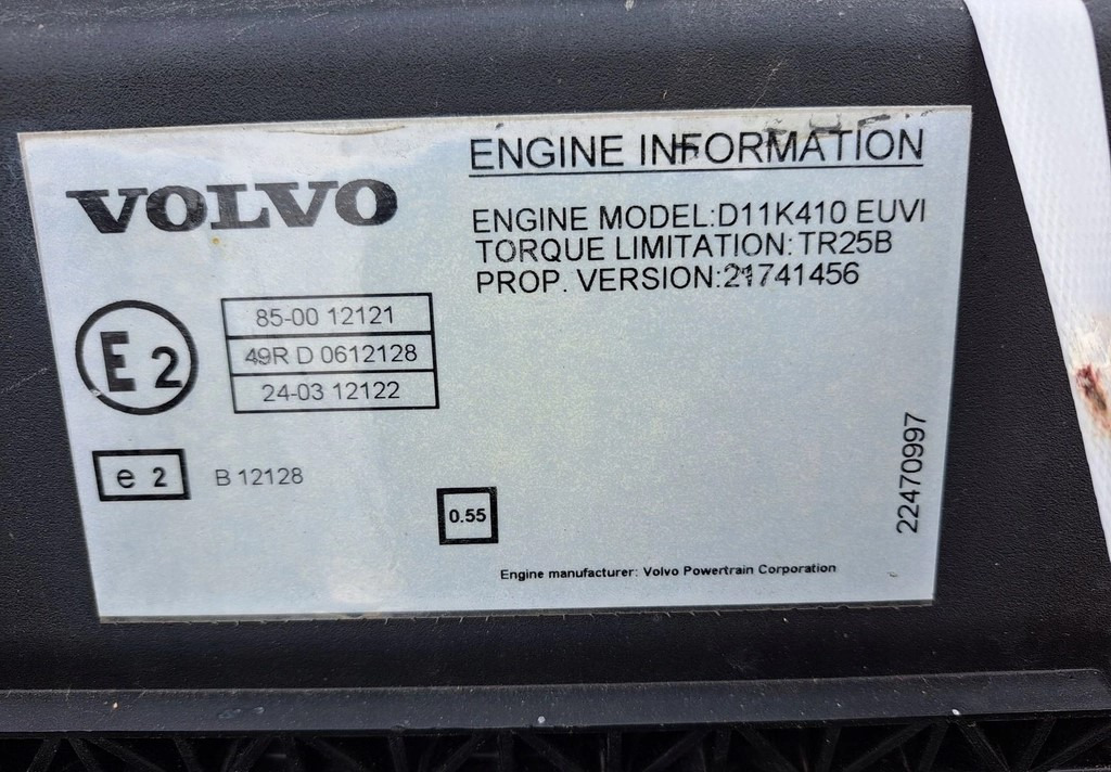 VOLVO KOMPLETNY VOLVO FM 4 FMX D11K 410 450 - Engine: picture 5 VOLVO KOMPLETNY VOLVO FM 4 FMX D11K 410 450 - Engine: picture 5