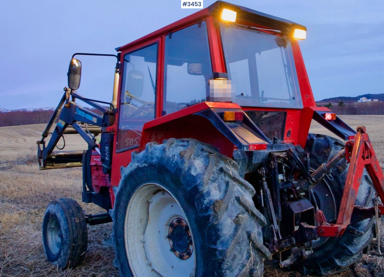 1984 Valmet 505 turbo w/ Front loader - Farm tractor: picture 4 1984 Valmet 505 turbo w/ Front loader - Farm tractor: picture 4