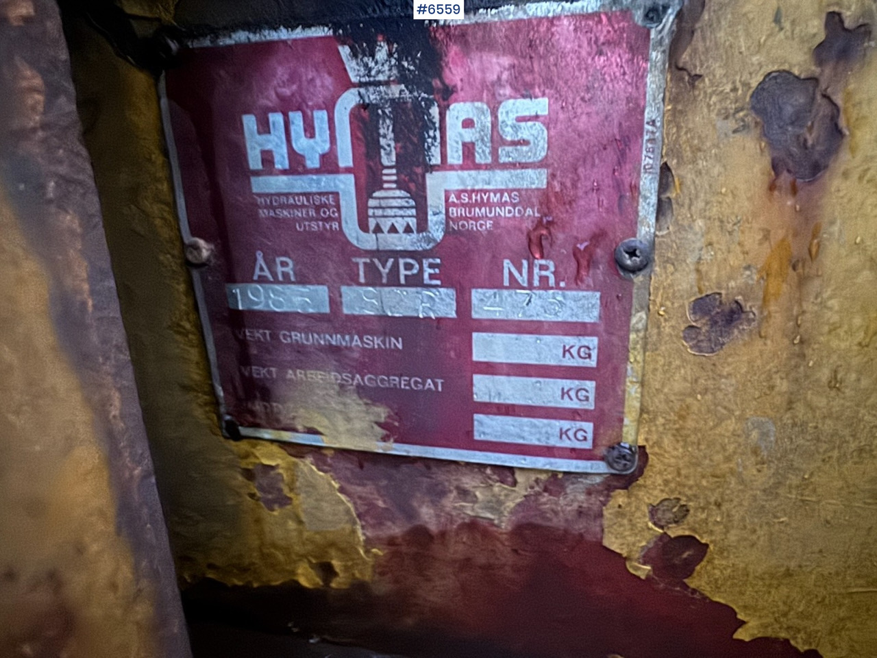 Excavator 1985 Hymas 82R excavator w/ toothed bucket and narrow bucket!: picture 16