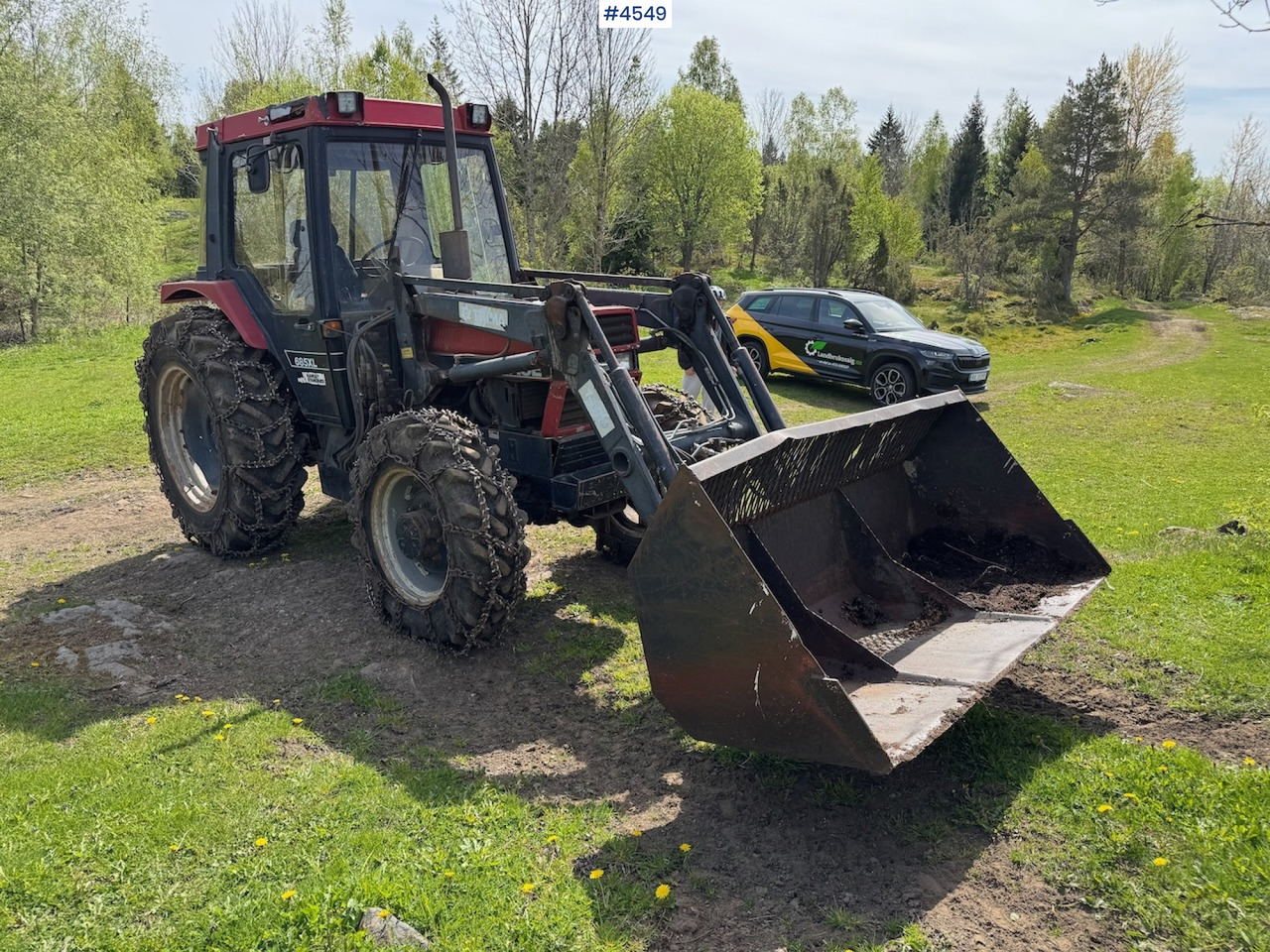 Farm tractor 1987 Case 685 XL w/front loader.: picture 7