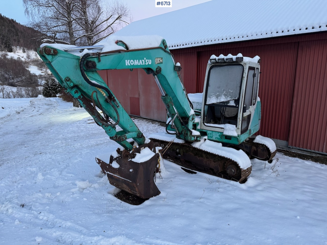 1994 Komatsu PC 95 w/ 2 buckets. - Mini excavator: picture 5 1994 Komatsu PC 95 w/ 2 buckets. - Mini excavator: picture 5