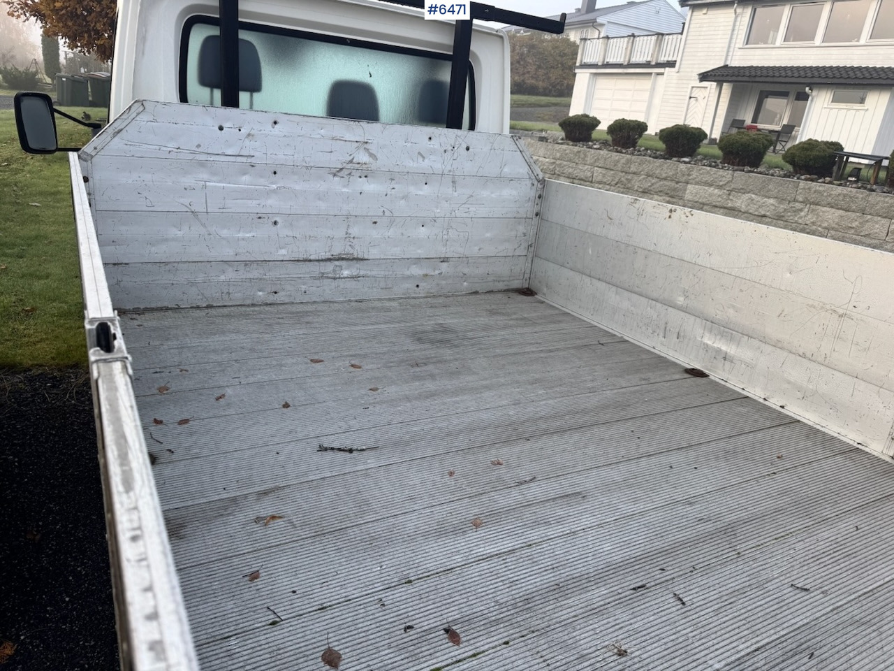 Flatbed van 1996 Mercedes 412D Flatbed truck w/ Rear-mounted crane.: picture 20