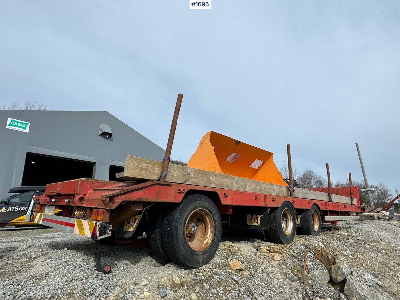 1996 Nor-Slep machine trolley for tractor. Rep object - Farm trailer: picture 5 1996 Nor-Slep machine trolley for tractor. Rep object - Farm trailer: picture 5