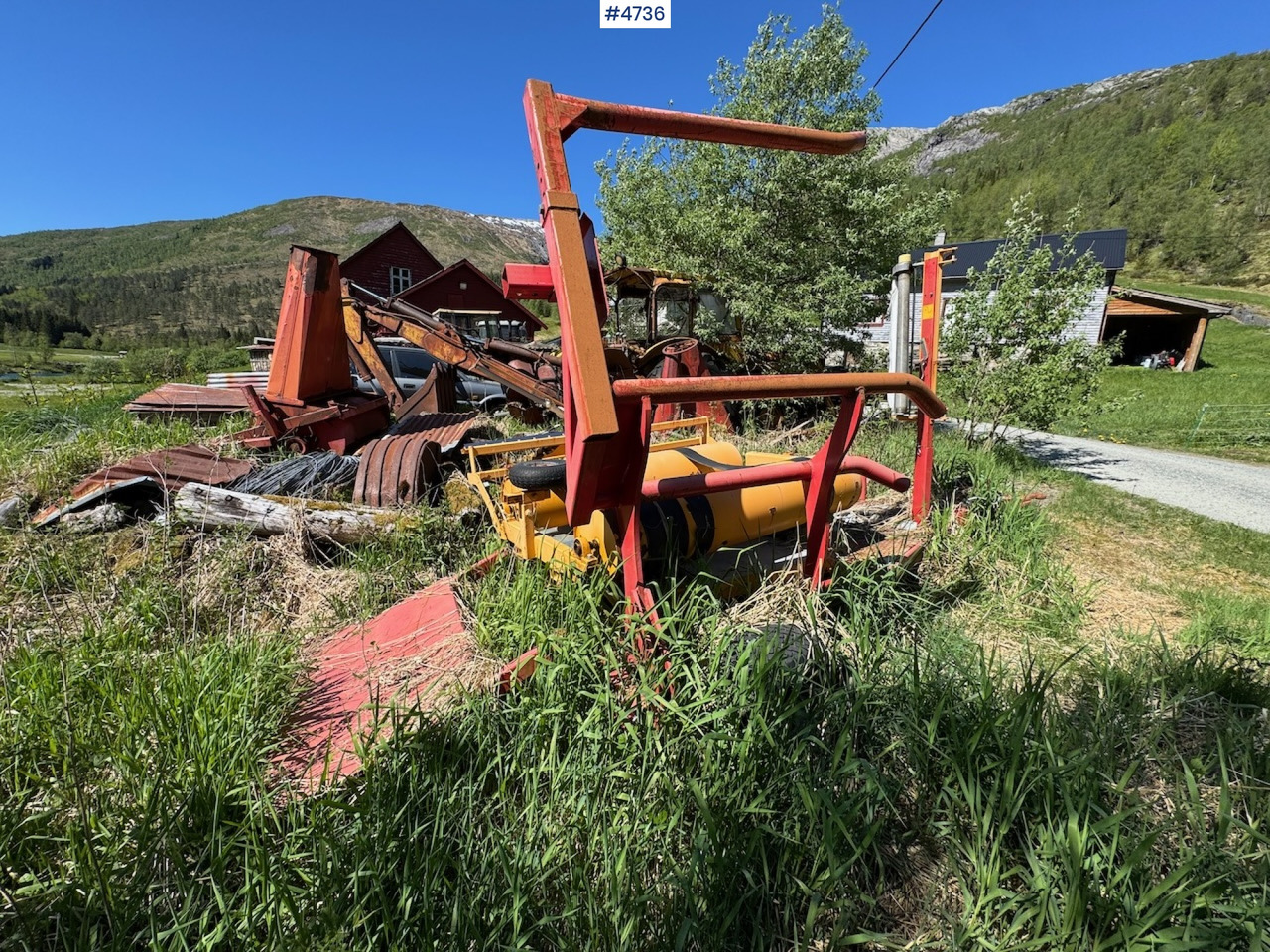 1997 Tellefsdal AW 4000 round bale wrapper - Hay and forage equipment: picture 4 1997 Tellefsdal AW 4000 round bale wrapper - Hay and forage equipment: picture 4