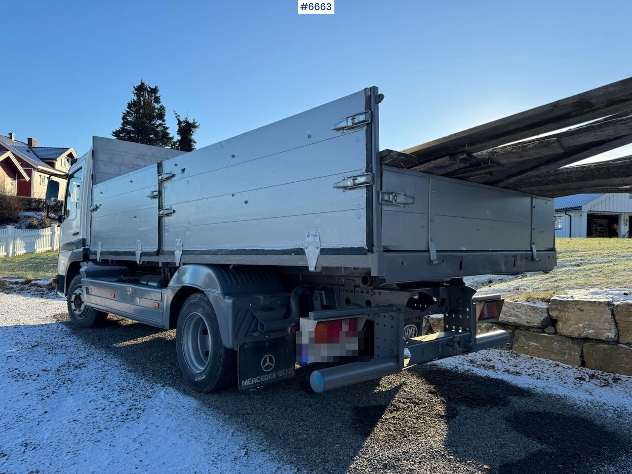 1999 Mercedes Atego 4x2 Tippbil. 173 000 km! - Dropside/ Flatbed trailer: picture 4 1999 Mercedes Atego 4x2 Tippbil. 173 000 km! - Dropside/ Flatbed trailer: picture 4
