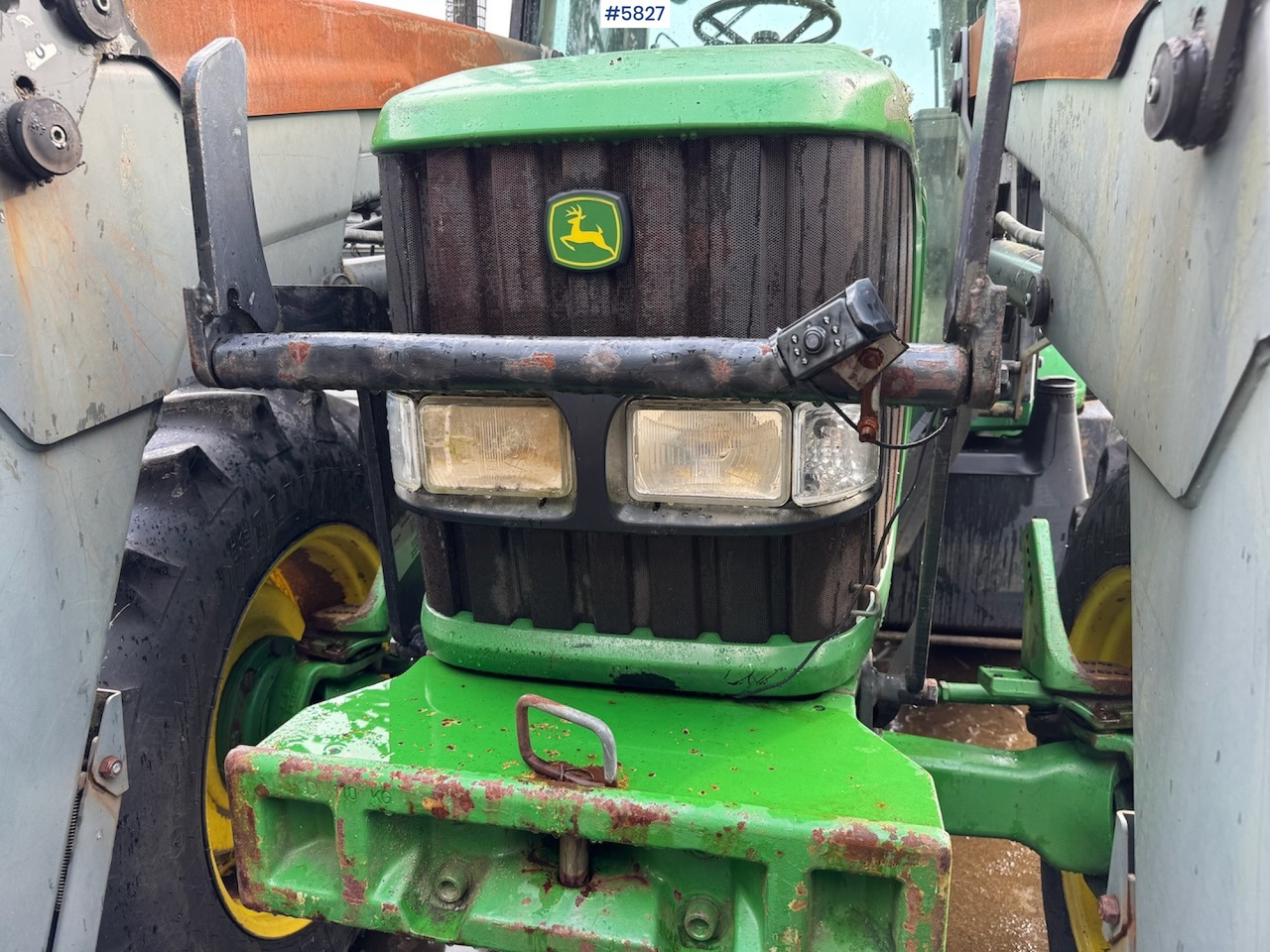Farm tractor 2005 John Deere 6320 w/ front loader.: picture 10